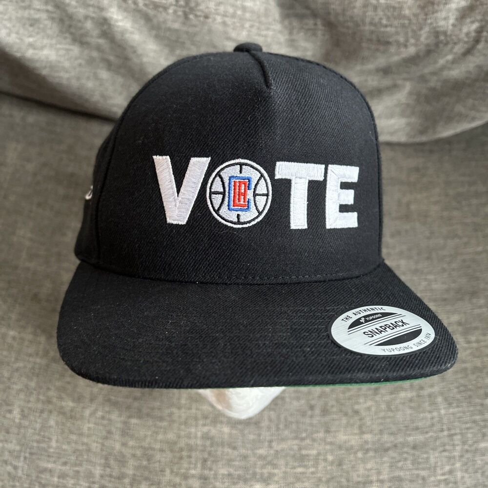 LA Clippers Classics Vote Snapback Hat Cap Black New